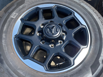 18" Dodge RAM 2500 3500 OEM 68629288 wheels rims tires CONTINENTAL