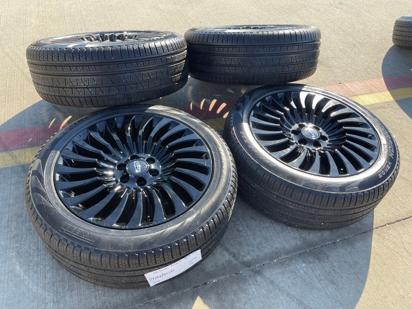 22" Lincoln Navigator OEM rims wheels 10179 Black Label tires MICHELIN NEW
