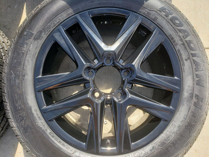 20" Lexus LX570 Toyota Land Cruiser OEM 74280 black wheels rims NEW