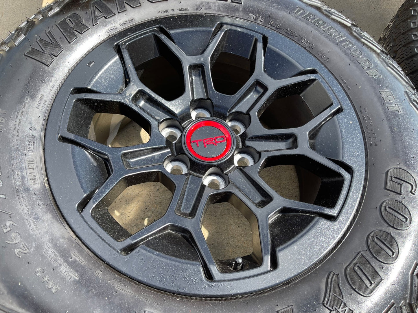 18" Toyota Tacoma 4Runner TRD OEM 95972 wheels rims SET 2025 2026 2027 GOODYEAR
