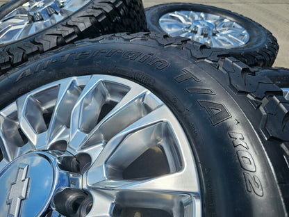 20" Chevy Silverado High Country 2500 3500 OEM 5961 wheels rims tires BFG 35"