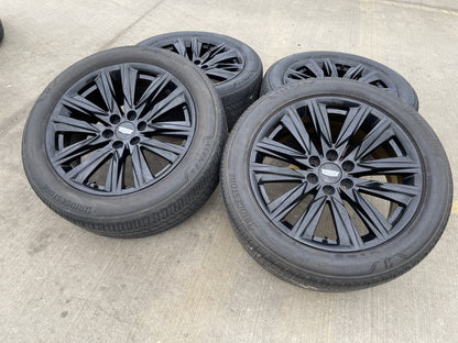 22" Cadillac Escalade OEM wheels rims 95028 4869 GMC Sierra BRIDGESTONE SET