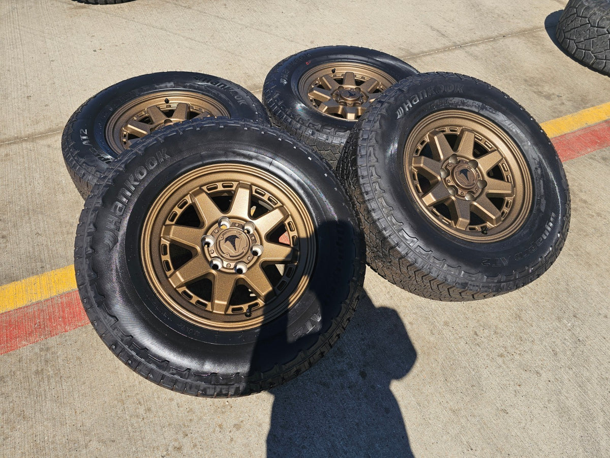 17" 4Runner Toyota Tacoma OEM BRONZE wheels rims FJ HANKOOK DYNAPRO A/T2 NEW