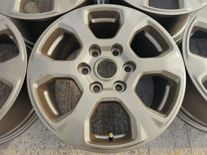 (5) 17" Ford Bronco wheels rims 10384 OEM Ranger BRONZE 2024 2025 2026 2027 NEW