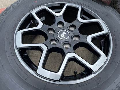 18" Ford Bronco wheels rims black 95213 Ranger SET 2024 2025 2026 2027 NEW