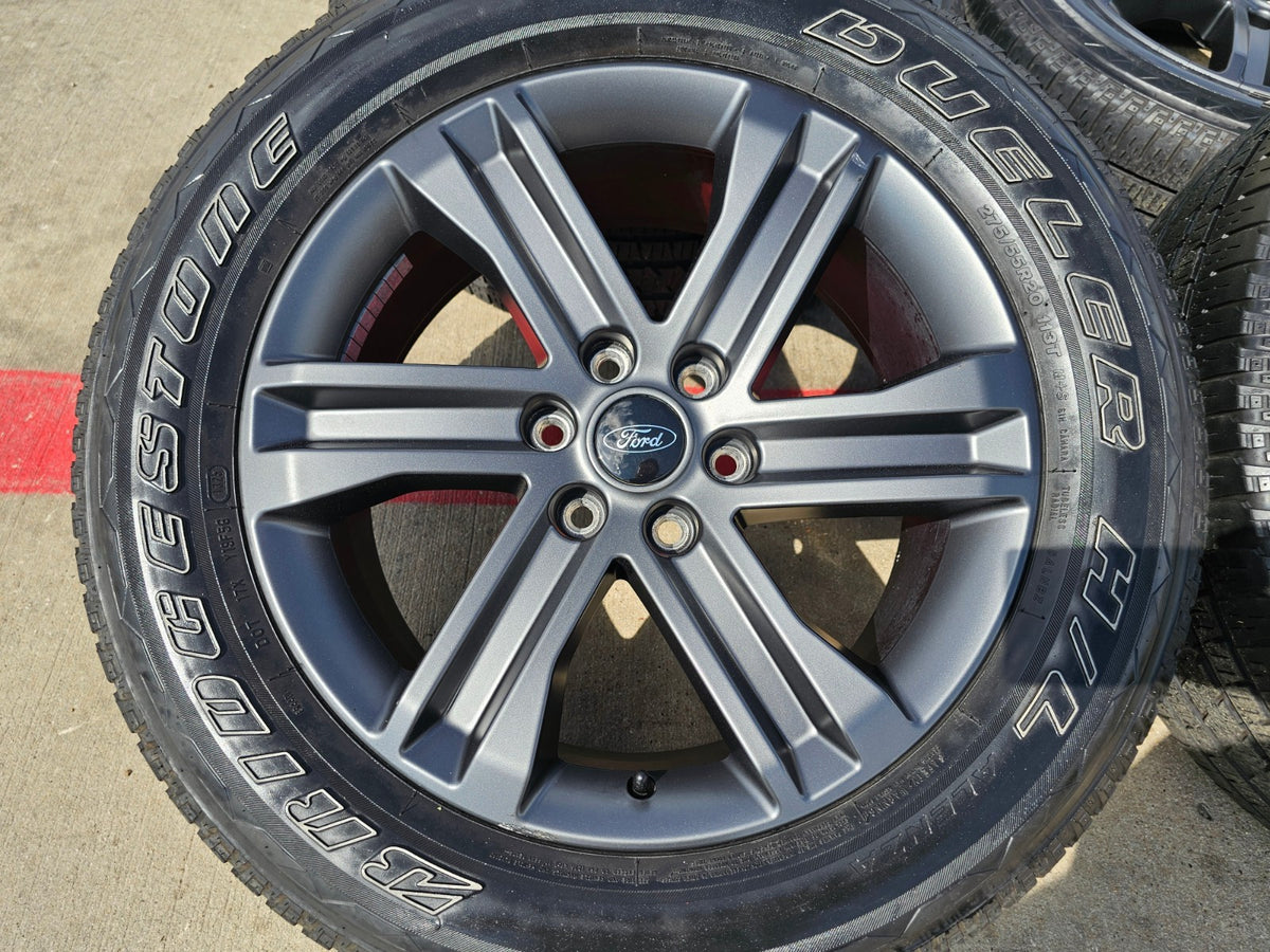 20" Ford F-150 FX-4 PLATINUM OEM rims wheels 10344 Expedition BRIDGESTONE SET