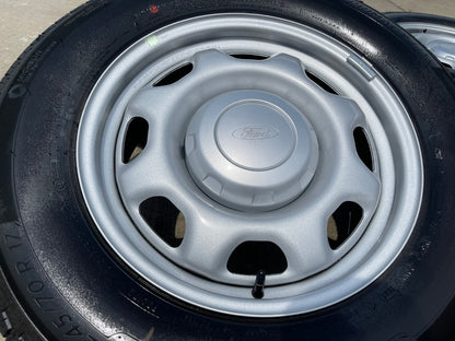 17" Ford F-150 OEM rims wheels 3857 tires steel 2023 2024 2025 2026 MICHELIN NEW