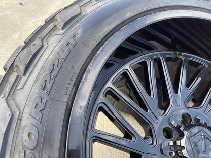 22x12 TIS 553B Chevy Silverado Ford F-150 RAM wheels rims 6x139 6x135