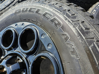 20" Ford F-250 F-350 OEM black TREMOR wheels rims 10299 tires BRIDGESTONE NEW