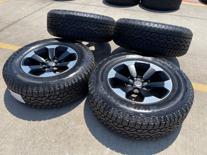 18" Dodge Ram 1500 Rebel Black OEM wheels rims 2671 tires 2024 2025 2026 NEW
