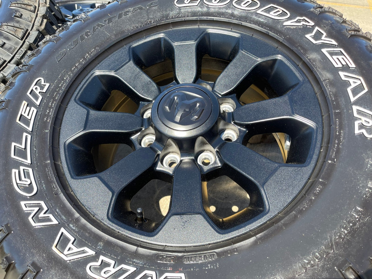 17" Ram 2500 3500 Laramie Power Wagon OEM 2599 wheels rims tires SET NEW