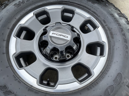 18" Ford F-250 F-350 OEM TREMOR rims wheels 10482 tires 35" DURATRAC R/T