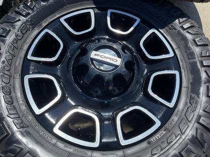 20" Ford F-250 F-350 OEM Lariat Platinum wheels rims 10486 tires SET NITRO 35"