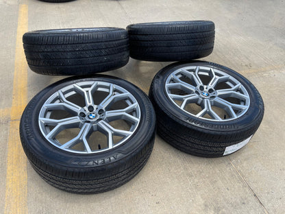 21" BMW X6 X7 OEM 86533 96409 Series 753 wheels rims tires BRIDGESTONE
