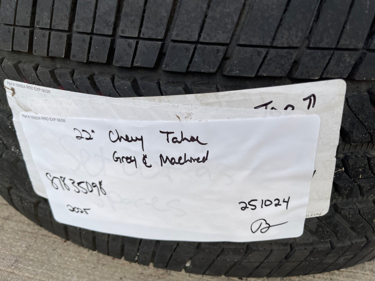 22" Chevy Tahoe Silverado Suburban OEM wheel rim spare single 2025 2026 2027 NEW