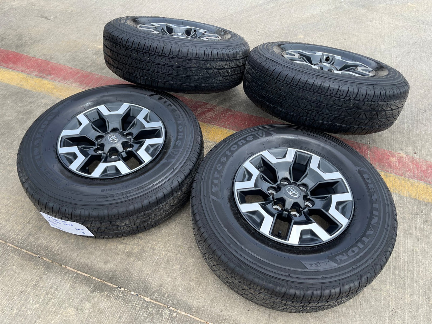 16" Toyota Tacoma TRD wheels rims SET 75189 OEM 4Runner FJ FIRESTONE