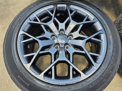 21" Jeep Grand Cherokee L OEM wheels rims 9291 Durango tires CONTINENTAL