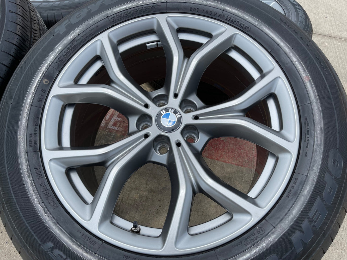 19" BMW X5 X6 X7 OEM 86458 Style 735 wheels rims SET FITS 2019-2027