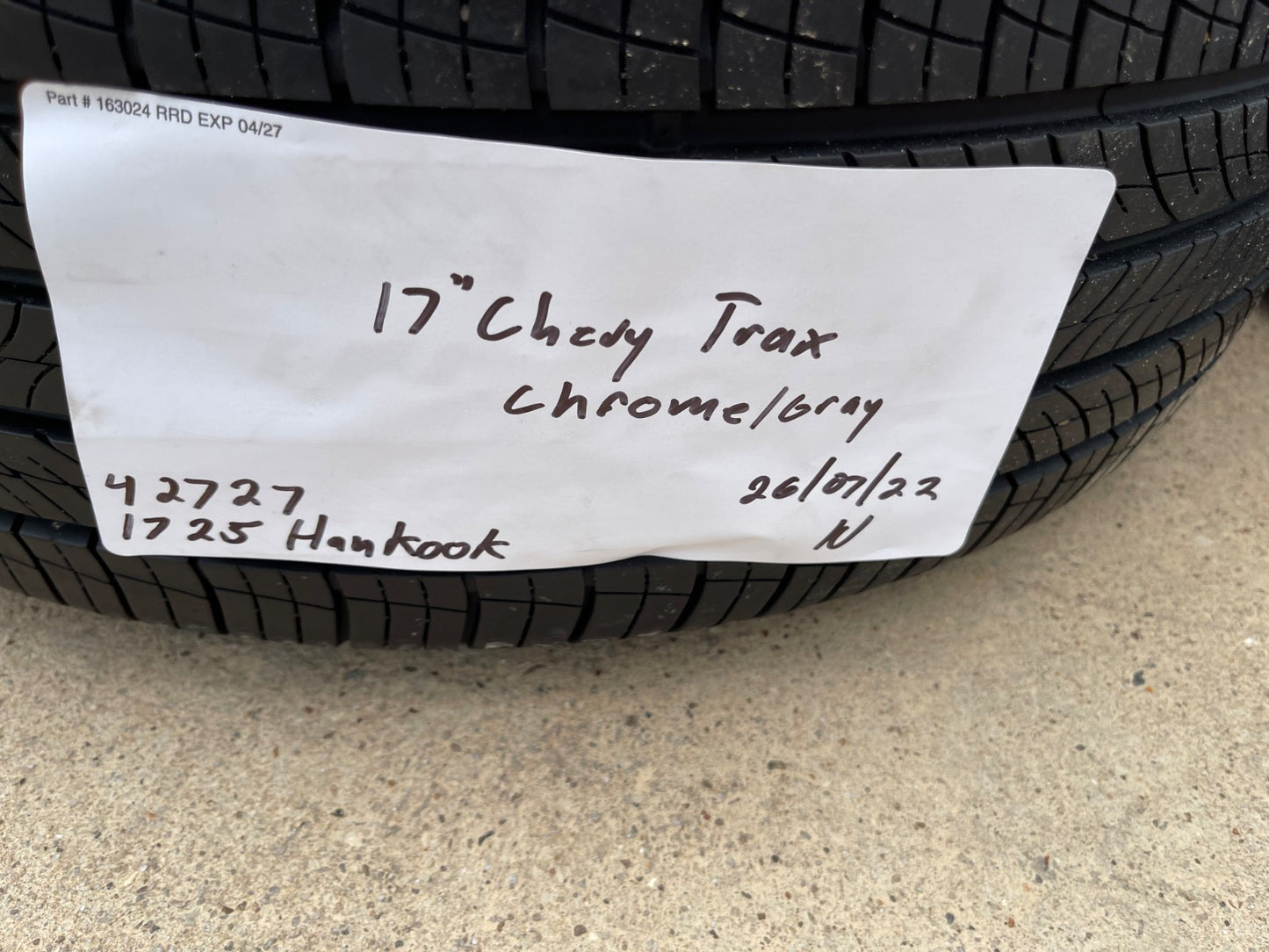 17" Chevy TRAX OEM wheels rims 14141 Terrain Trailblazer Equinox 2025 2026 NEW