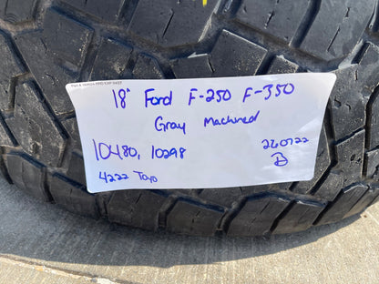 18" Ford F-250 F-350 Lariat FX-4 OEM wheels 10480 10298 SET tires TOYO 35"