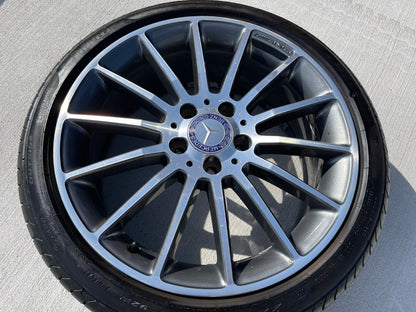 18" 18x7.5 Mercedes CLA250 C E S Class OEM A1764010200 wheel rim tire