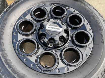 20" Ford F-250 F-350 OEM black Lariat wheels rims 10299 10484 NEW