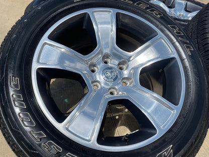 20" Dodge Ram 1500 OEM LIMITED 2676 2723 wheels rims 2025 2026 BRIDGESTONE SET