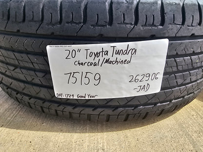 20" Toyota Tundra PLATINUM OEM 75159 SET wheels rims 5x150 tires GOODYEAR