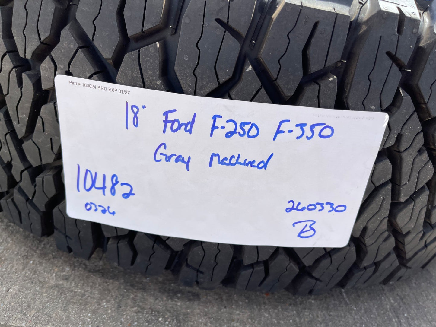 18" Ford F-250 F-350 OEM TREMOR rims wheels 10482 tires BFG KO3 A/T 33" NEW