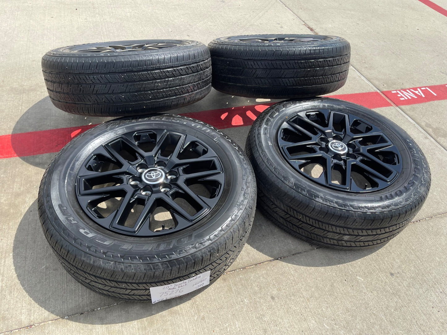 20" Toyota Tundra TRD wheels rims OEM SET TSS # 75276 95295 Sequoia