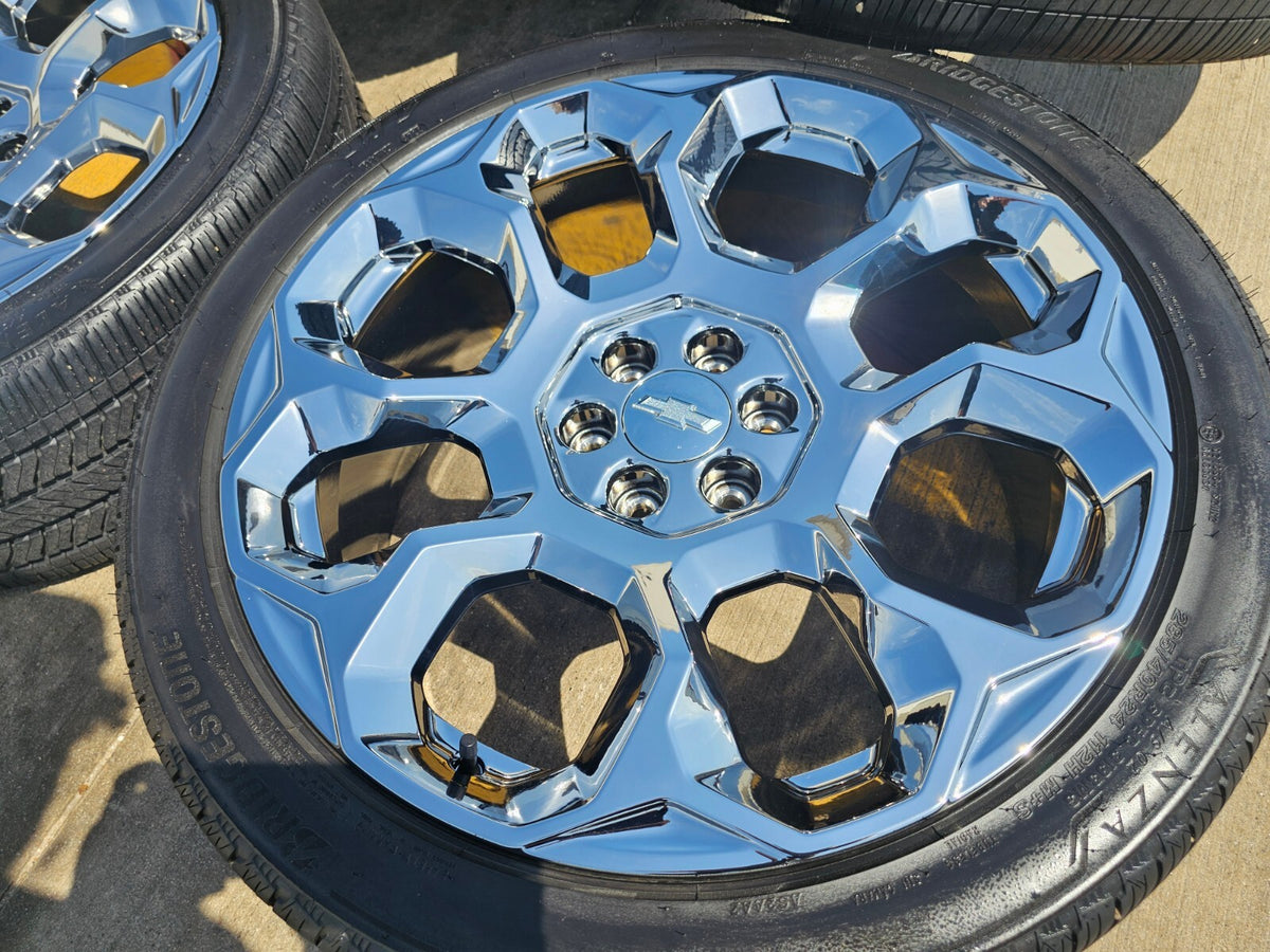 24" GMC Yukon Sierra Tahoe Cadillac Escalade V OEM wheels rims 2025 2026 2027