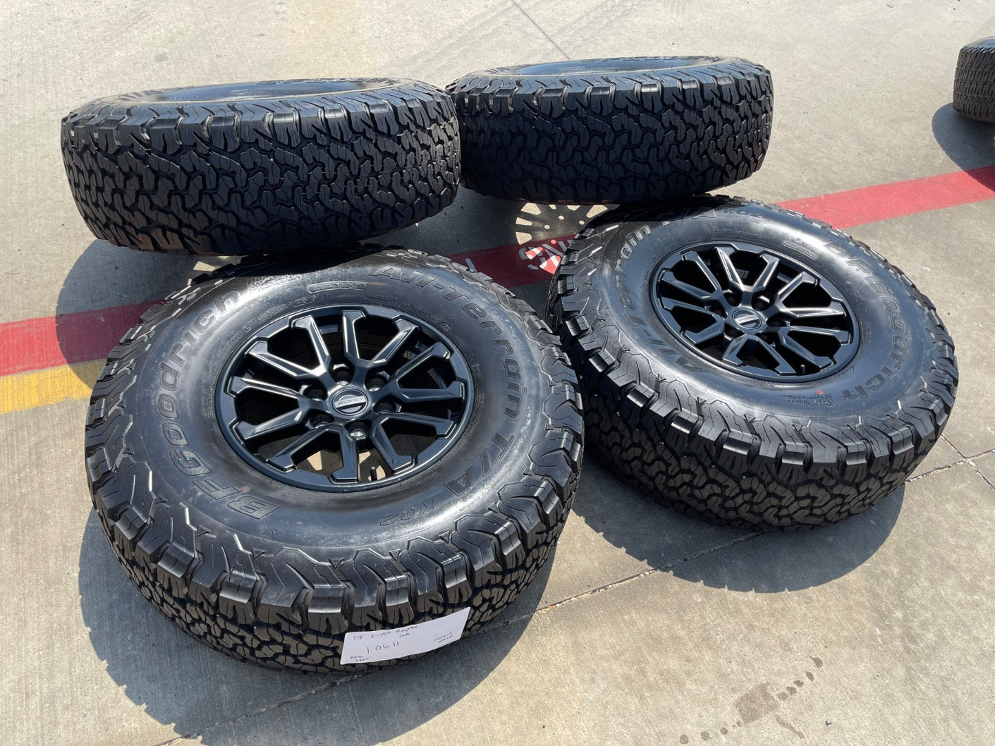 17" Ford F-150 Raptor OEM 10611 rims wheels Bronco SET 2026 2027 BFG 37" NEW
