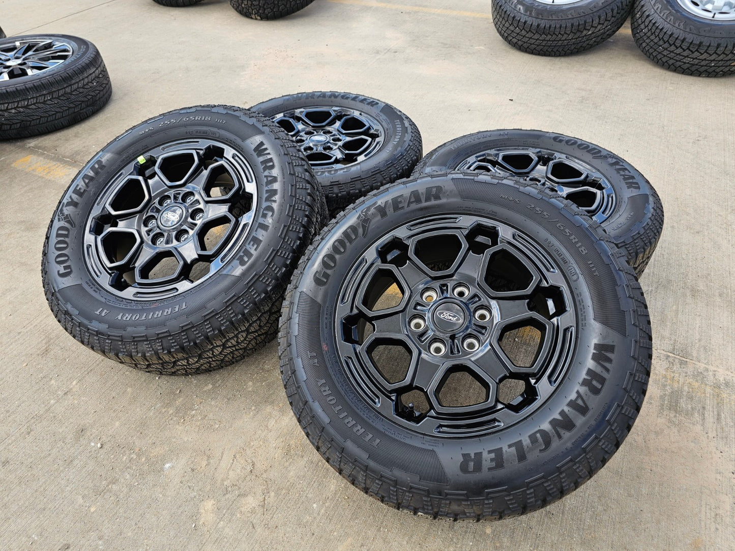 18" Ford Ranger OEM wheels rims tires Bronco black 2024 2025 2026 2027 NEW