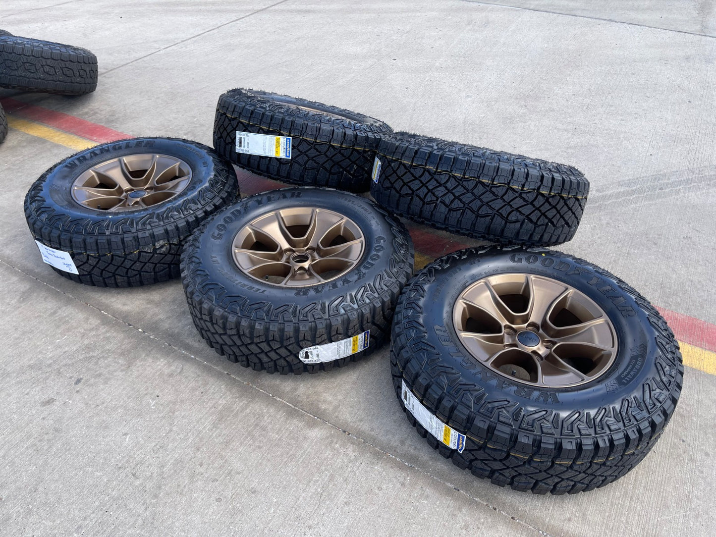 NEW (5) 17" Jeep Wrangler Rubicon OEM wheels rims SET Gladiator RIM# 96226 2027