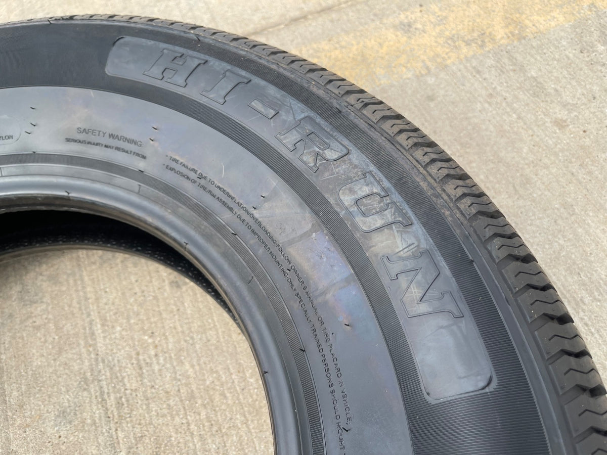 (1) 225/75/15 HI-RUN ST-100 Radial tire ST225/75R15 Trailer LT 10 ply LRE NEW