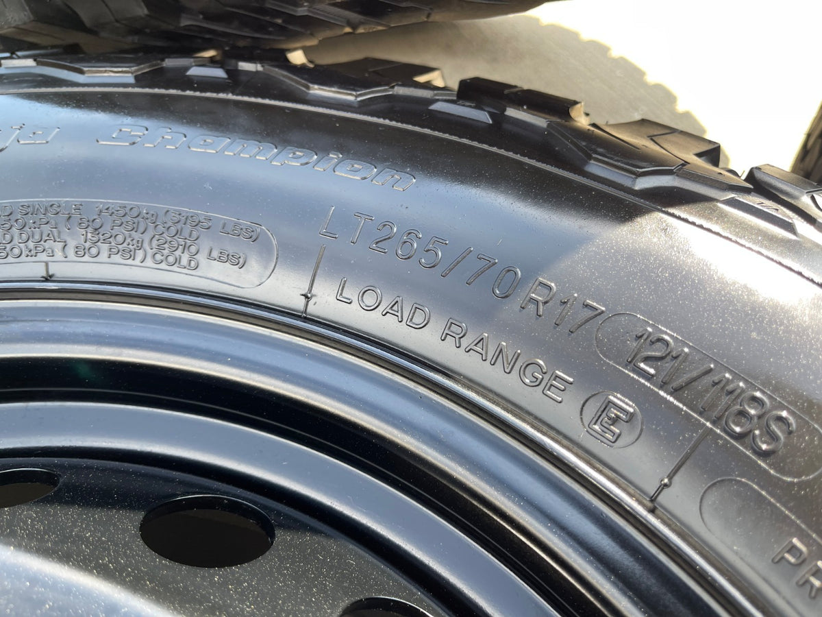 17" INEOS Grenadier Quartermaster OEM wheels rims 8775 2025 2026 2027 NEW BFG