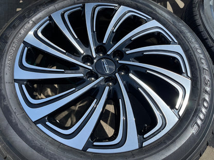 22" Lincoln Navigator OEM 10666 rims wheels BLACK LABEL BRIDGESTONE