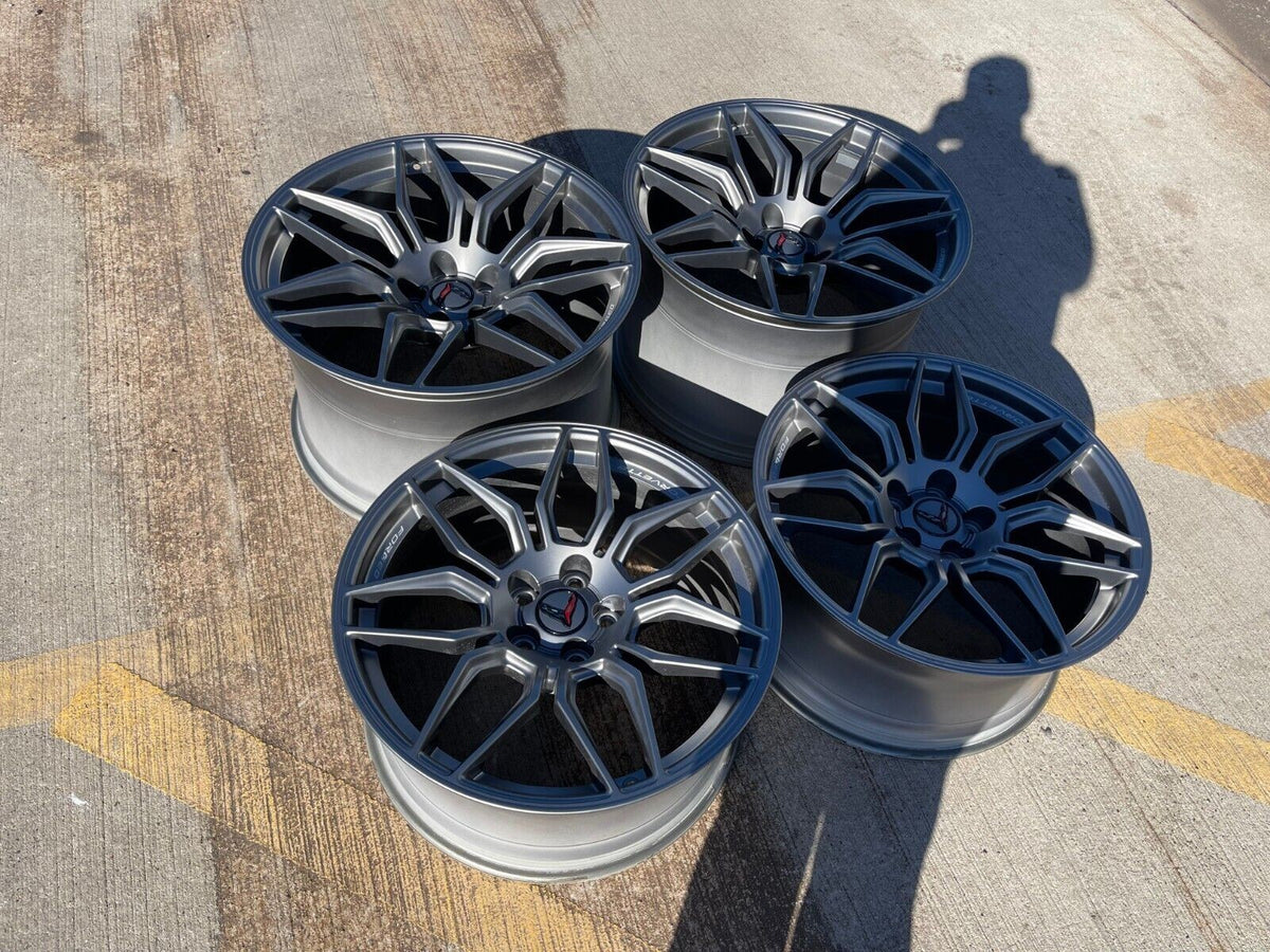 20" + 21" Chevy Corvette Z06 C8 OEM wheels rims 95580 95581 SET NEW