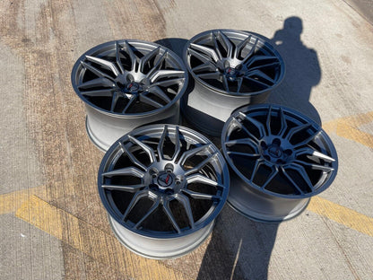20" + 21" Chevy Corvette Z06 C8 OEM wheels rims 95580 95581 SET NEW