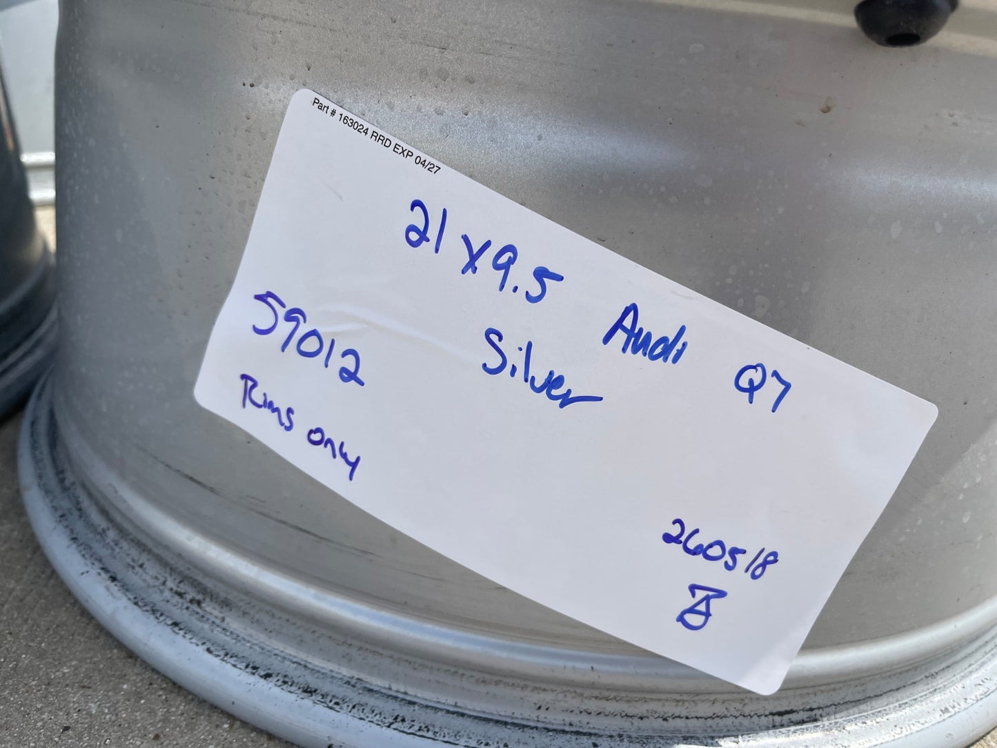 21" Audi Q7 Q8 OEM 59012 12058 wheels rims SQ7 SQ8 2022 2023 2024 2025 2026 2027