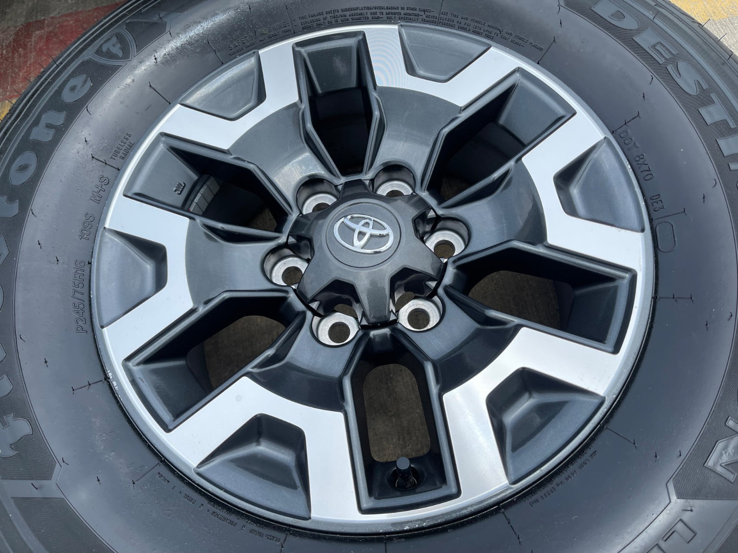 16" Toyota Tacoma TRD wheels rims SET 75189 OEM 4Runner FJ FIRESTONE