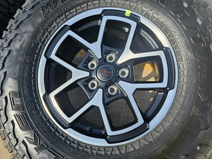 17" Jeep Wrangler Rubicon OEM wheels rims Gladiator 2024 2025 NEW