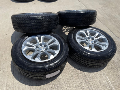 20" Chevy Tahoe Silverado OEM 14090 95417 wheels rims SET BRIDGESTONE NEW 2026