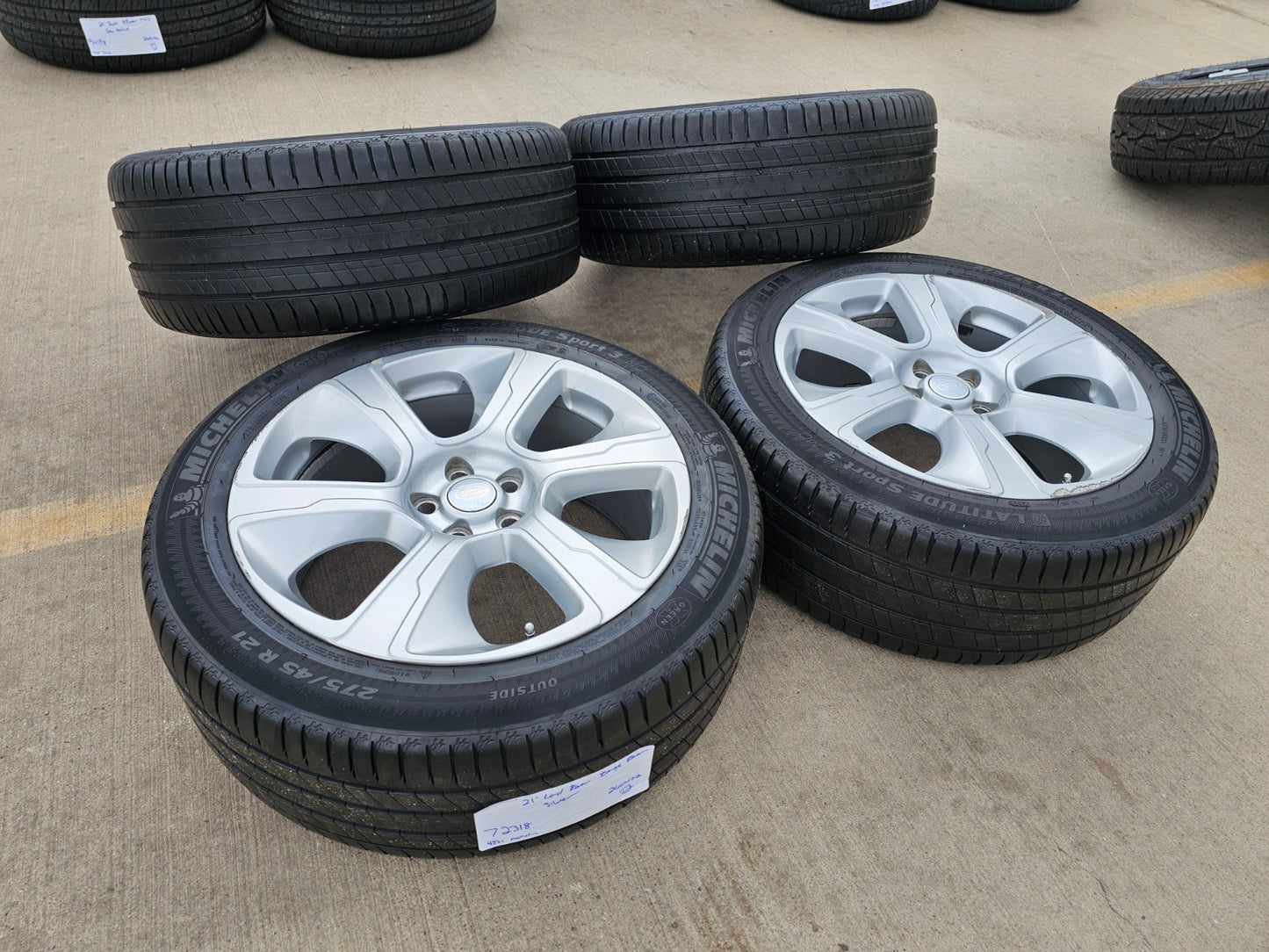 21" Land Rover Autobiography OEM 72318 72319 Range wheels rims MICHELIN