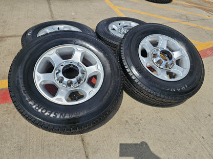 17" Ford F-250 F-350 OEM rims wheels 3950 tires FIRESTONE DISCOUNTED