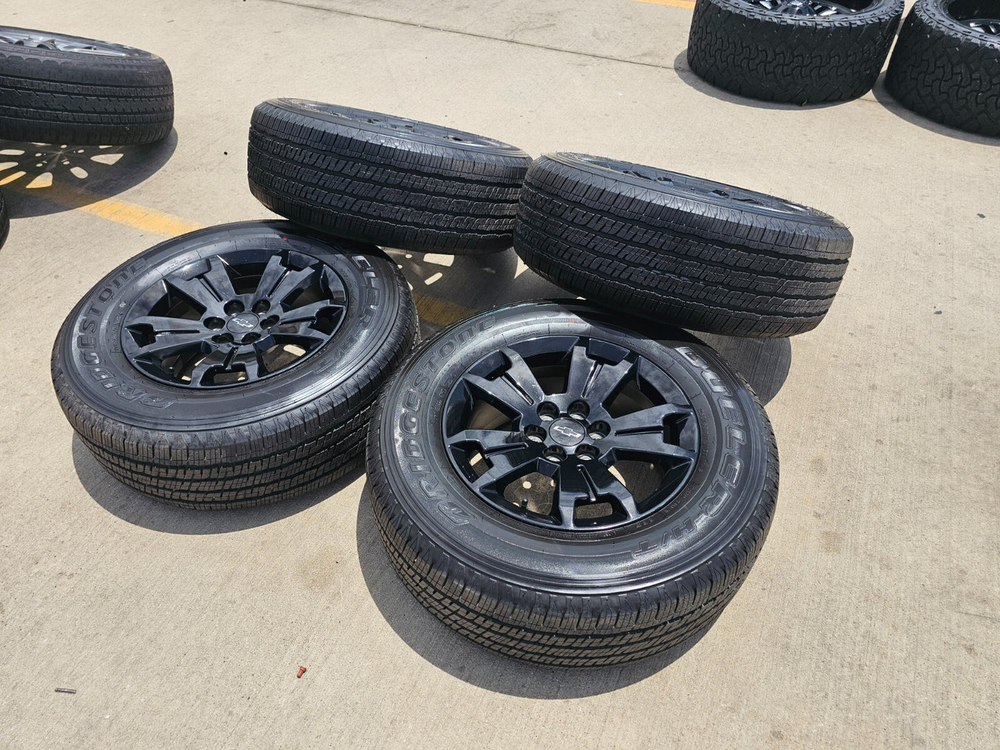 17" Chevy Colorado GMC Canyon OEM Black 5672 wheels rims tires NEW