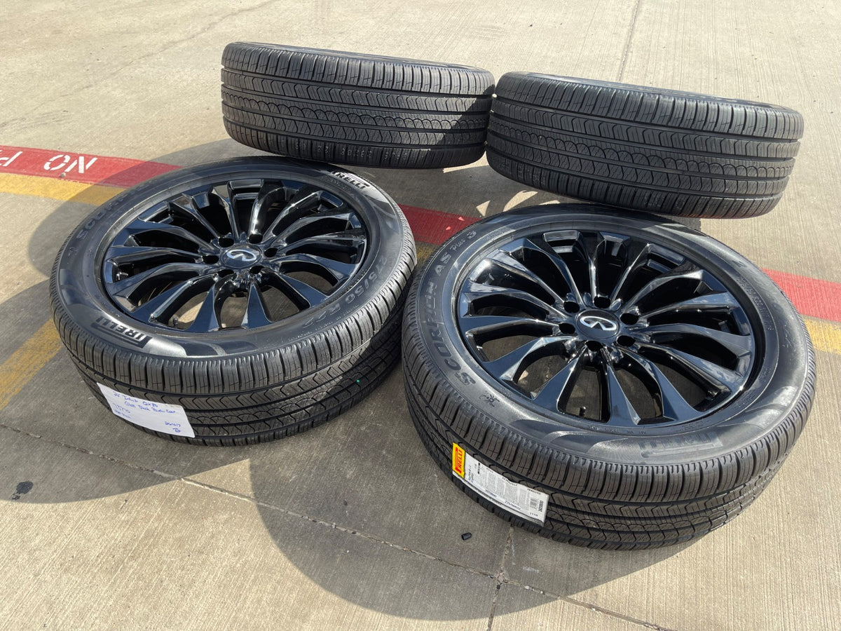 22" Infiniti QX80 QX56 Nissan Titan OEM 62799 73770 wheels rims tires SET NEW