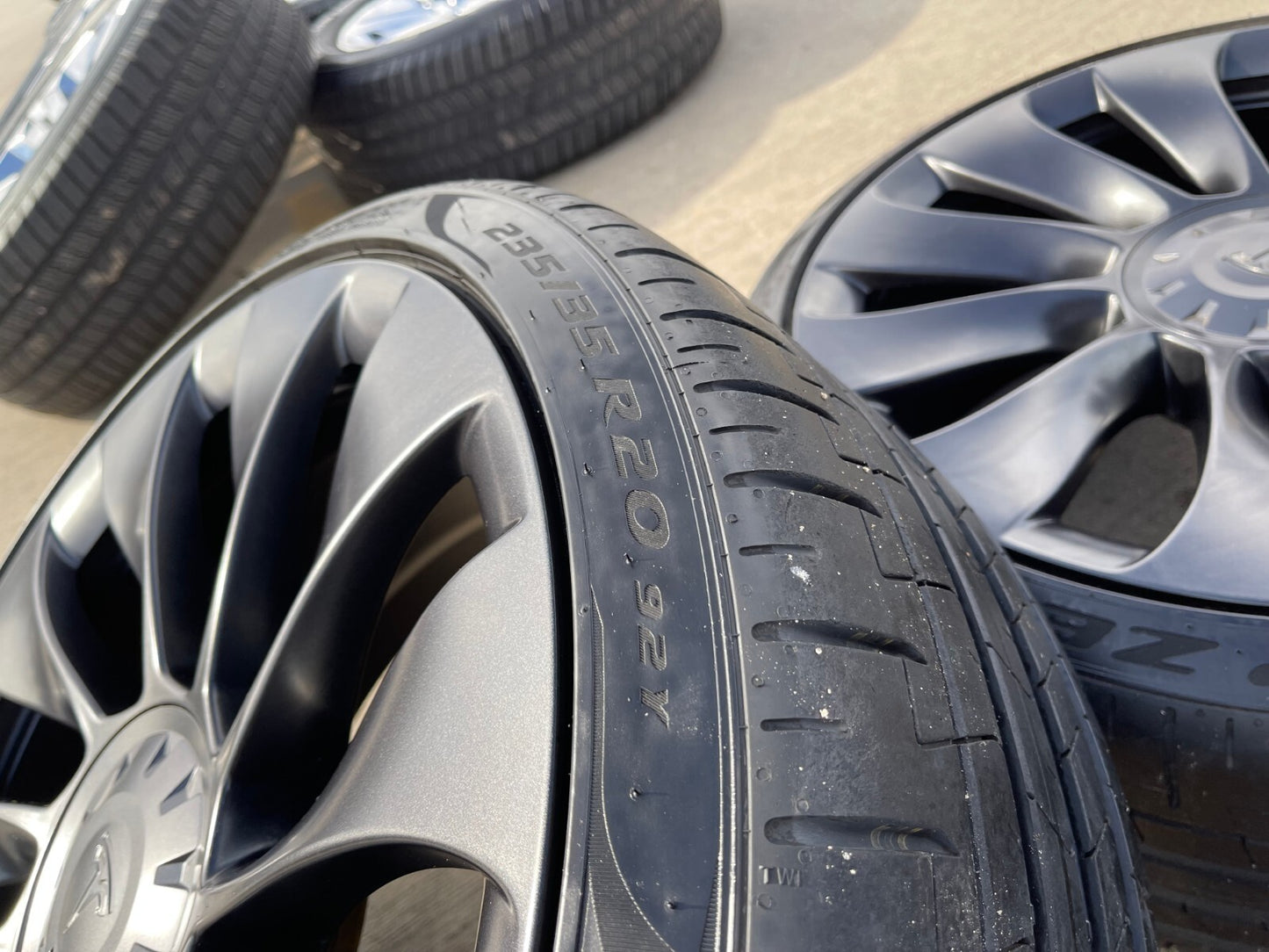 20" Tesla Model 3 OEM Uberturbine wheels rims tires 2021 2022 2023 2024 2025