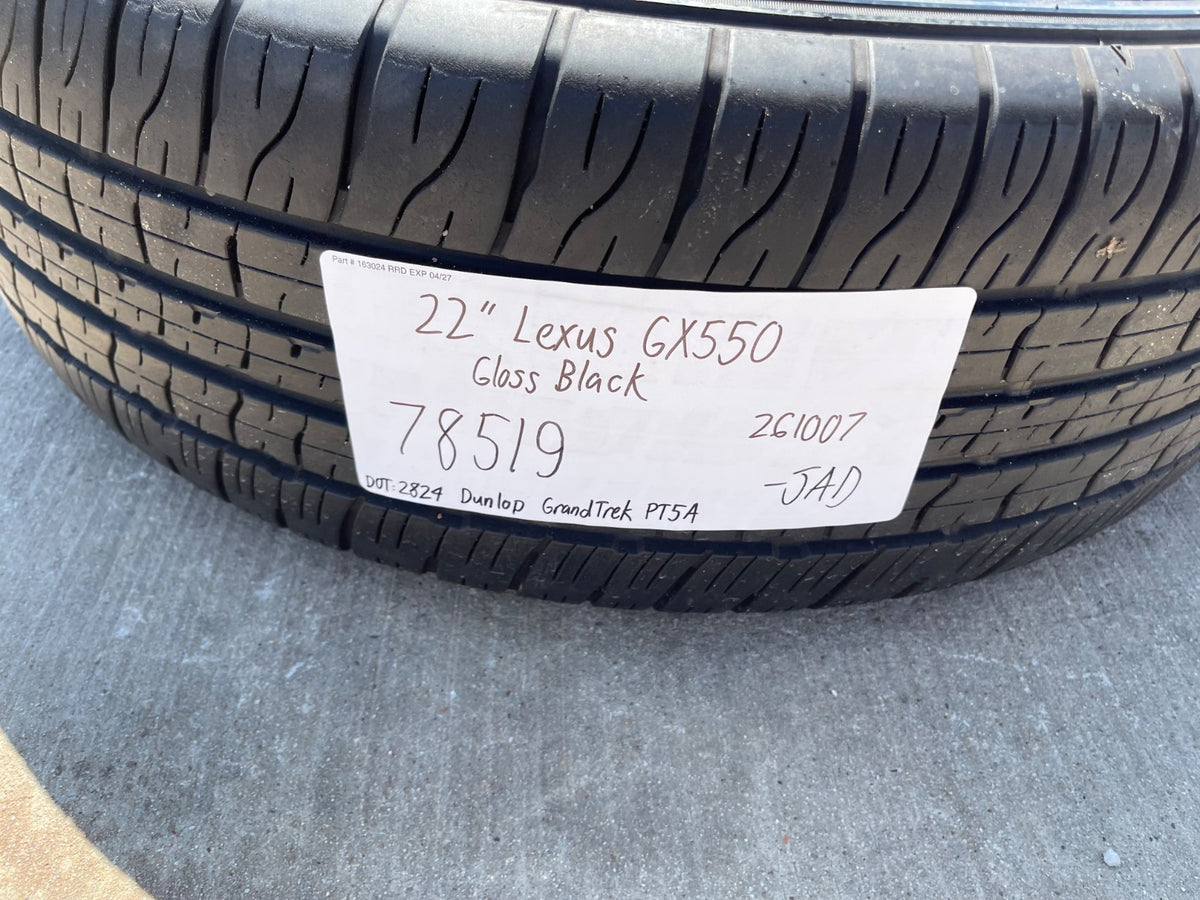 22" Lexus GX550 OEM wheels rims Toyota Land Cruiser Tundra 78519 LX600 SET