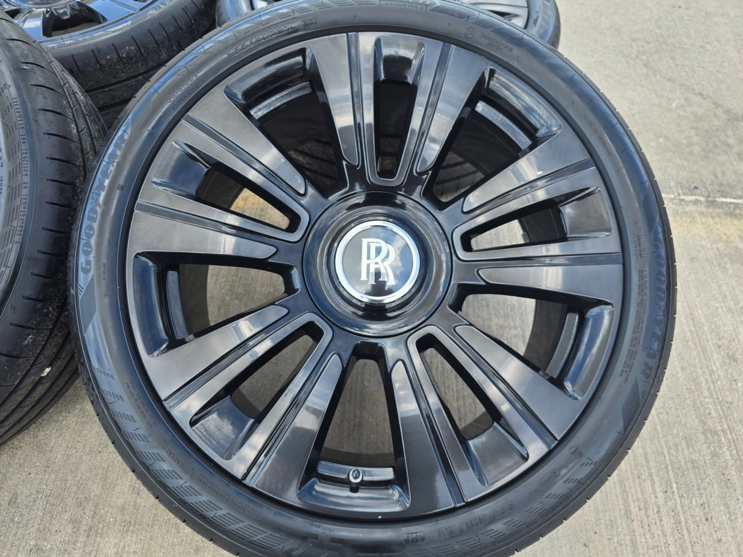 21" Rolls Royce Wraith Ghost Dawn SHADOW OEM black wheels rims 5x120 tires